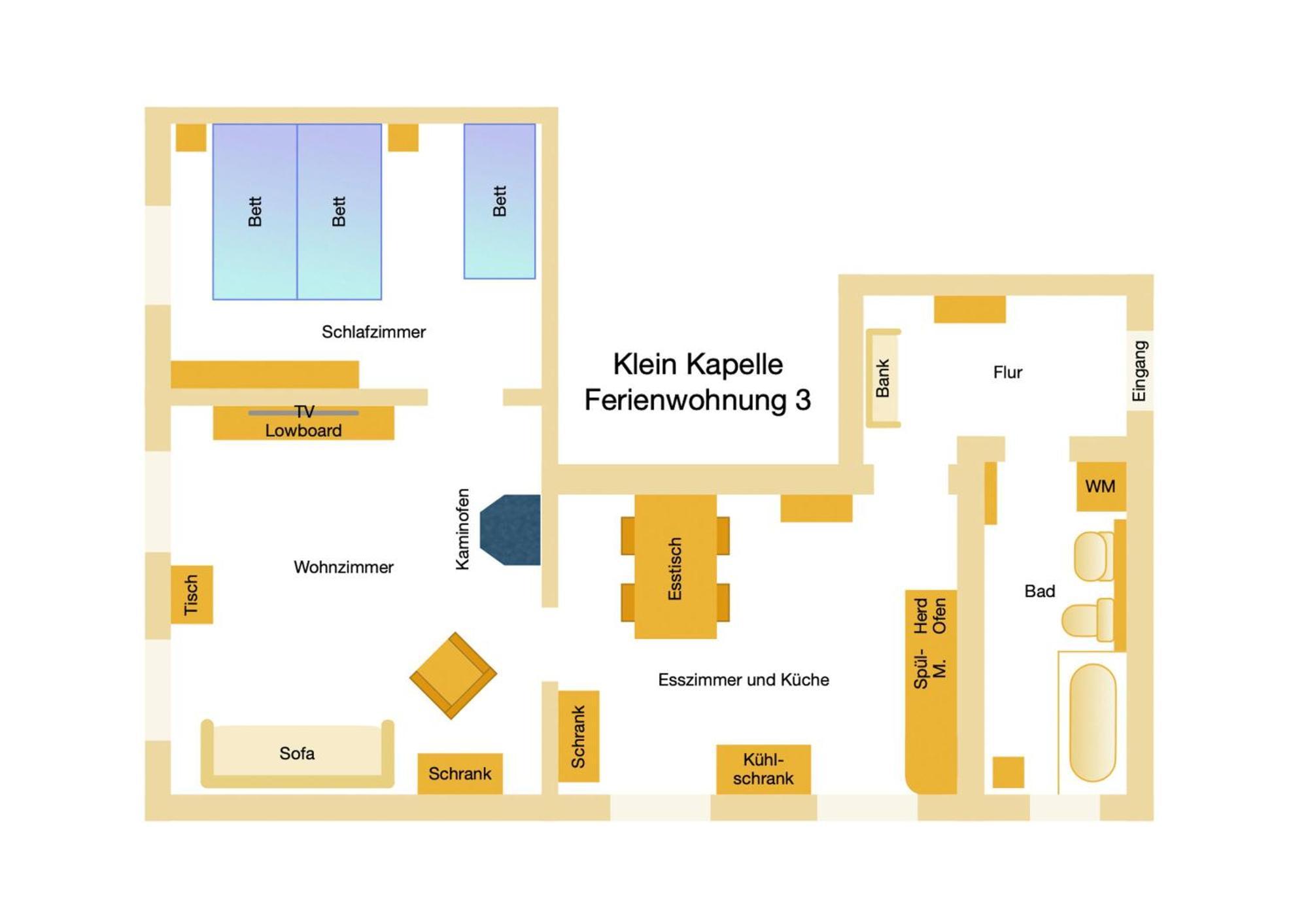 Ferienwohnungen Klein Kapelle Gingst Exteriör bild